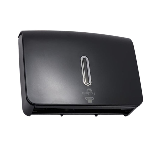 Dolphy Australia | Plaza Ultraslim Paper Towel Dispenser Black or White | Crystalwhite Cleaning Supplies Melbourne