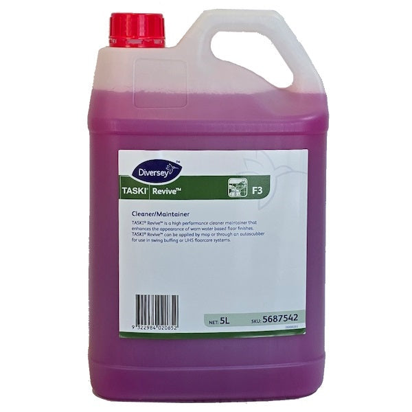 Diversey | Revive 5Lt Floor Cleaner Maintainer | Crystalwhite Cleaning Supplies Melbourne
