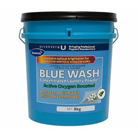 Tasman Chemicals Blue Wash 8Kg Antibacterial Laundry Powder Biodegradable