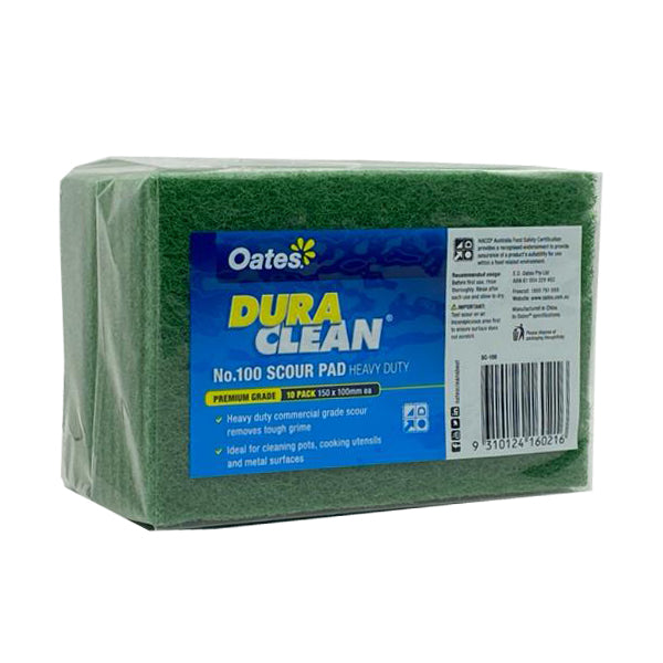 Oates | DuraClean Scour Pad Heavy Duty | Crystalwhite Cleaning Supplies Melbourne