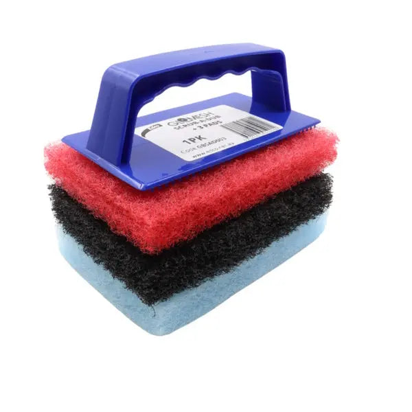 Edco | Scrub-A-Dub with 3 Glitterpads | Crystalwhite Cleaning Supplies Melbourne