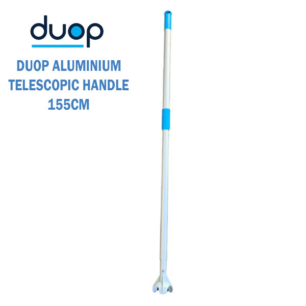 Edco | Duop Alluminium Fixed Handle 155cm | Crystalwhite Cleaning Supplies