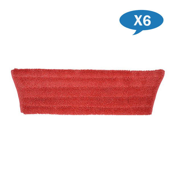 Edco | Enduro Microfibre Mop Pad 40cm Red Carton Quantity | Crystalwhite Cleaning Supplies Melbourne