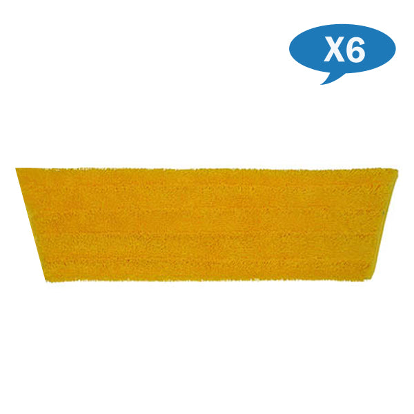 Edco | Enduro Microfibre Mop Pad 40cm Yellow Carton Quantity | Crystalwhite Cleaning Supplies Melbourne