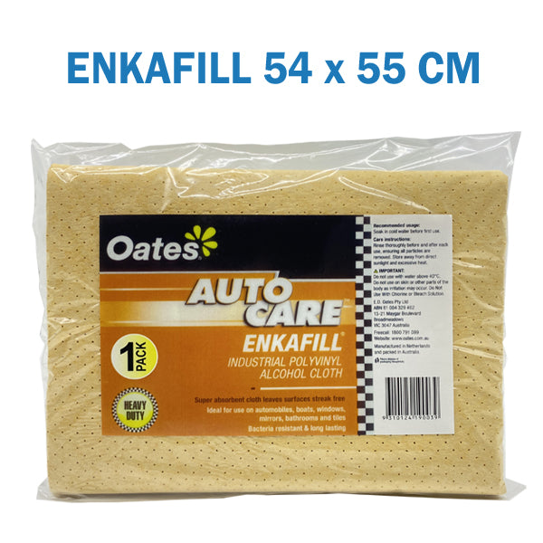 Oates | Chamois Enkafill 54 x 55cm | Crystalwhite Cleaning Supplies Melbourne