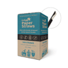 Envirostar | Paper Spoon Straw Black 4 Ply 100 | Crystalwhite Cleaning Supplies Melbourne
