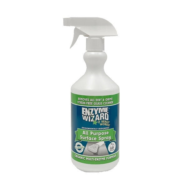 Enzyme Wizard |  All Purpose Surface Cleaner 750ml | Crystalwhite Cleaning Supplies Melbourne