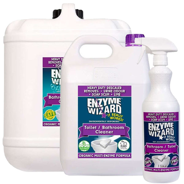 Enzyme Wizard | Bathroom and Toilet Cleaner | Crystalwhite Cleaning Supplies Melbourne