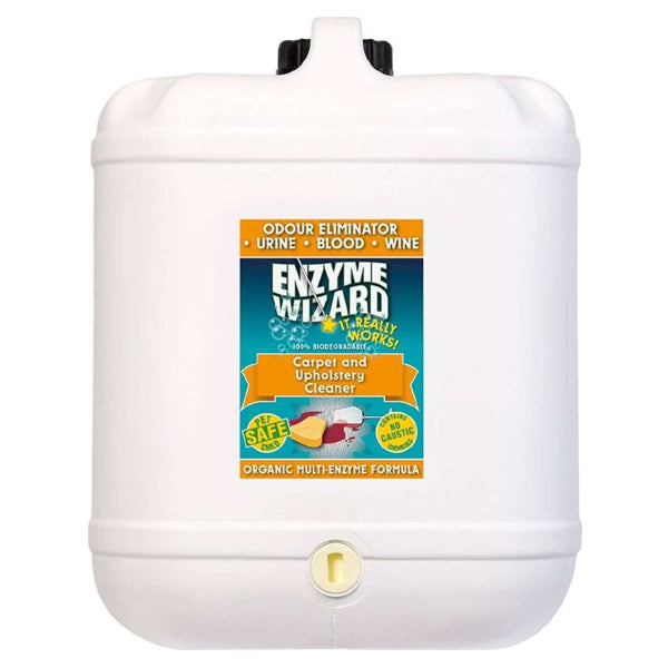 Enzyme Wizard | Carpet and Upholstery Cleaner 10Lt | Crystalwhite Cleaning Supplies Melbourne