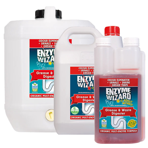 Enzyme Wizard | Enzyme Wizard Grease & Waste Digester | Crystalwhite Cleaning Supplies Melbourne