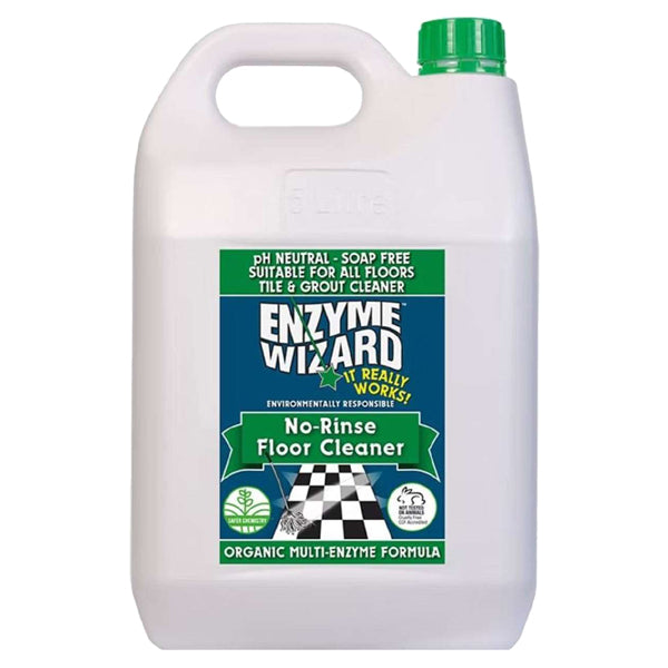 Enzyme Wizard | No Rinse Floor Cleaner 5Lt | Crystalwhite Cleaning Supplies Melbourne