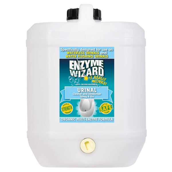 Enzyme Wizard | Urinal Cleaner and Deodorizer Spray N Go 10Lt | Crystalwhite Cleaning Supplies Melbourne