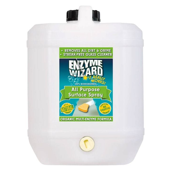Enzyme Wizard |  All Purpose Surface Cleaner 10Lt | Crystalwhite Cleaning Supplies Melbourne