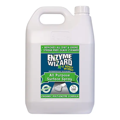 Enzyme Wizard |  All Purpose Surface Cleaner 5Lt | Crystalwhite Cleaning Supplies Melbourne