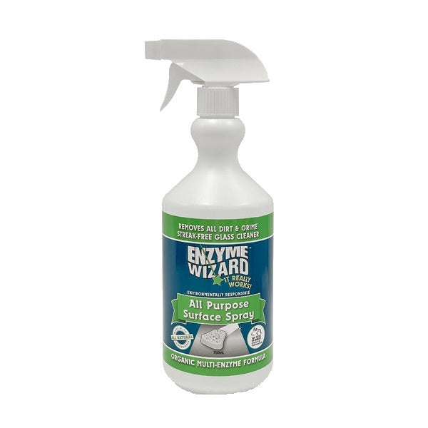 Enzyme Wizard | All Purpose Surface Cleaner 750ml | Crystalwhite Cleaning Supplies Melbourne