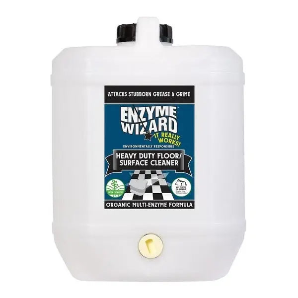 Enzyme Wizard | Heavy Duty Floor Cleaner 10Lt | Crystalwhite Cleaning Supplies Melbourne