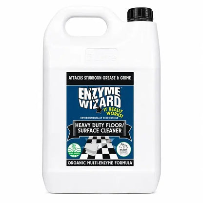 Enzyme Wizard | Heavy Duty Floor Cleaner 5Lt | Crystalwhite Cleaning Supplies Melbourne