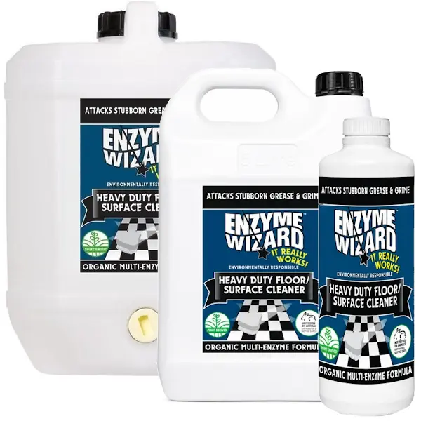 Enzyme Wizard | Heavy Duty Floor Cleaner Group | Crystalwhite Cleaning Supplies Melbourne