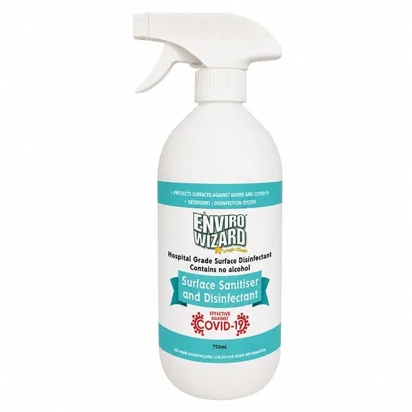 Enzyme Wizard | Surface Sanitiser Hospital Grade Disinfectant 750ml | Crystalwhite Cleaning Supplies Melbourne