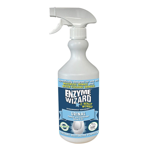 Enzyme Wizard | Urinal Cleaner and Deodorizer Spray N Go 750ml | Crystalwhite Cleaning Supplies Melbourne