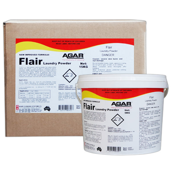 Agar | Flair Laundry powder Group | Crystalwhite Cleaning Supplies Melbourne