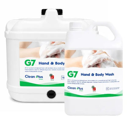 Clean Plus  | G7 Hand and Body Wash FamilY | Crystalwhite Cleaning Supplies Melbourne