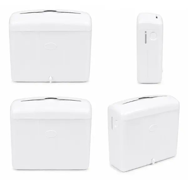 Gentility | Interleaved Hand Towel Dispenser Countertop Clear | Crystalwhite Cleaning Supplies Melbourne.