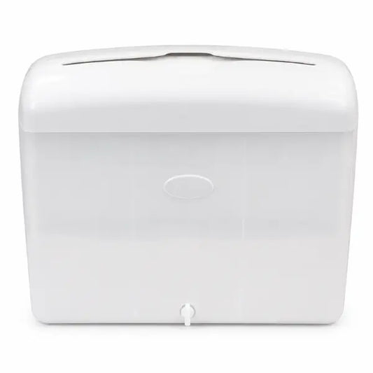 Gentility | Interleaved Hand Towel Dispenser Countertop Clear | Crystalwhite Cleaning Supplies Melbourne.