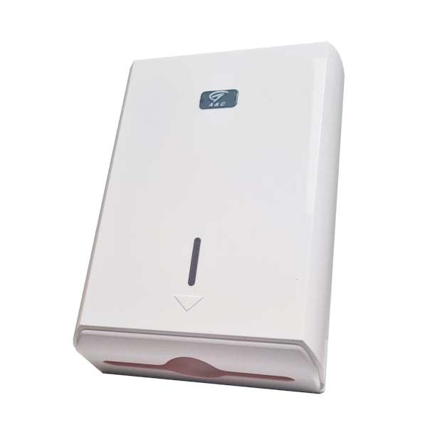 Gentility | Interleaved Hand Towel Dispenser White | Crystalwhite Cleaning Supplies Melbourne