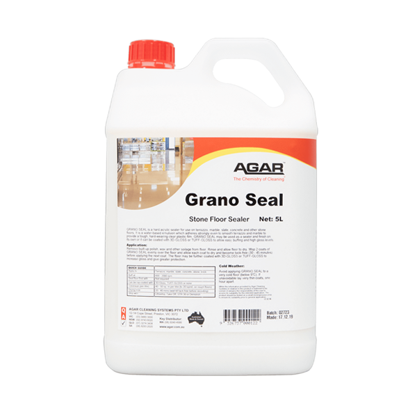 Agar | Grano Seal Stone Floor Sealer | Crystalwhite Cleaning Supplies Melbourne