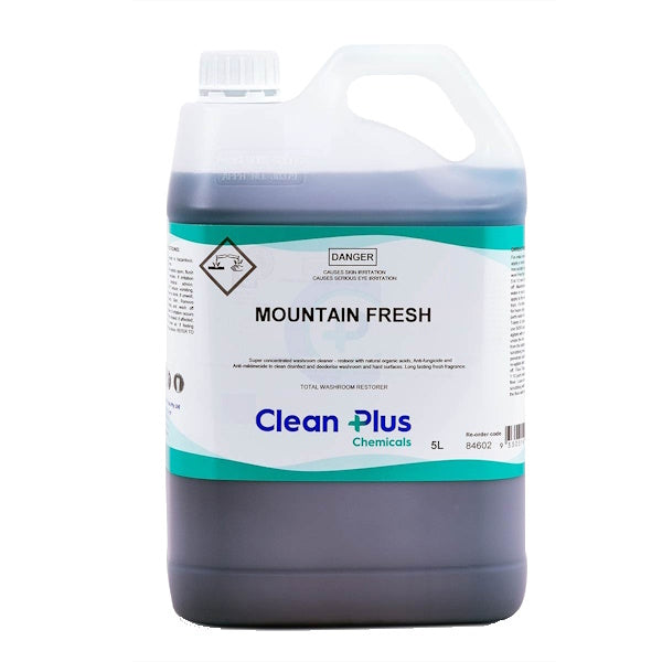 Clean Plus | Mountain Fresh 5Lt Heavy Duty Bathroom Cleaner | Crystalwhite Cleaning Supplies Melbourne