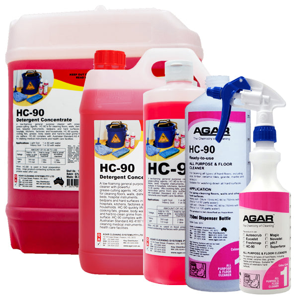 Agar | HC-90 Detergent Group | Crystalwhite Cleaning Supplies Melbourne