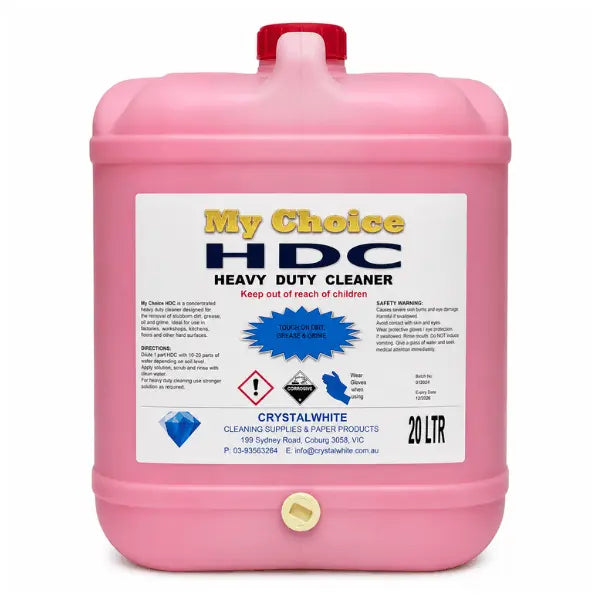 Crystalwhite Cleaning Supplies | Heavy Duty Cleaner HDC | Crystalwhite Cleaning Supplies Melbourne