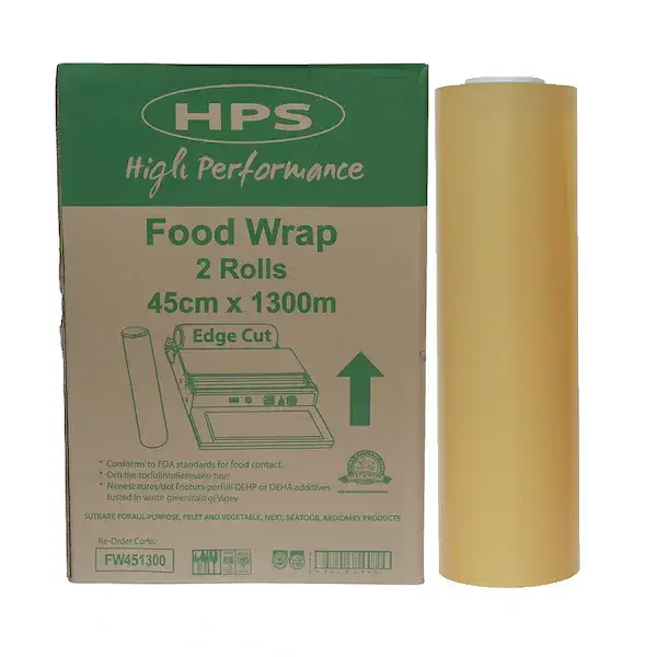 Crystalwhite Cleaning Supplies | High Performance Food Wrap or Meat Film 45cm X 1300m | Crystalwhite Cleaning Supplies Melbourne