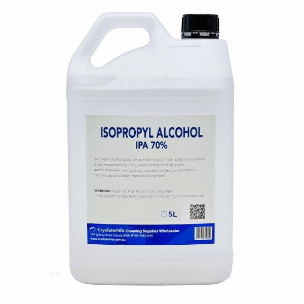 Advance Chemicals | Isopropanol Alcohol 70% | Crystalwhite Cleaning Supplies Melbourne