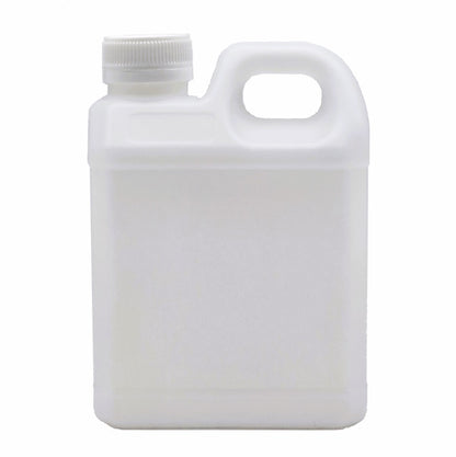 Crystalwhite Cleaning Supplies | 1 Litre Jerry Can White or Clear Plastic Container Bottle with Cap