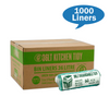 Crystalwhite Cleaning Supplies | EPI 100% Degradable 36 Lt Green Rubbish Bin Bags Liner Carton Quantity | Crystalwhite Cleaning Supplies Melbourne