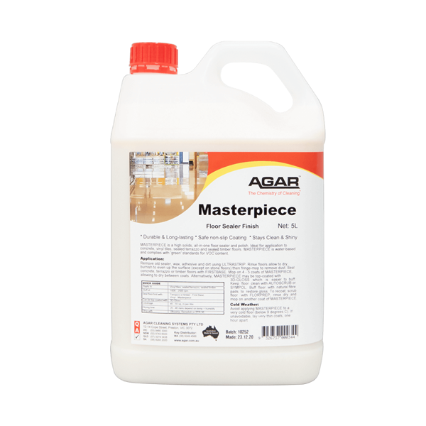 Agar | Masterpiece Floor Sealer Finish | Crystalwhite Cleaning Supplies Melbourne