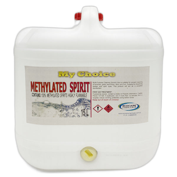 Crystalwhite Cleaning Supplies | Methylated Spirits 15Lt | Crystalwhite Cleaning Supplies Melbourne