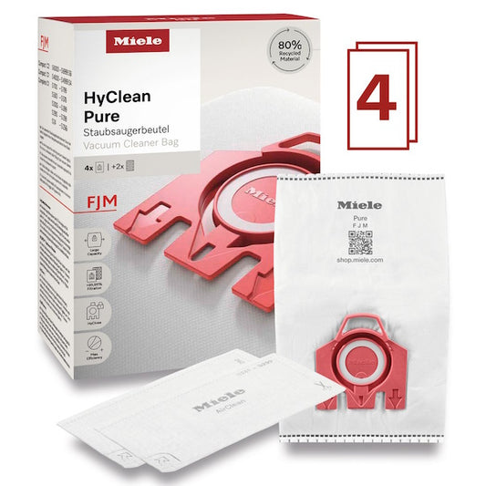 Miele | HyClean FJM Vacuum 3D Efficiency Dustbags | Crystalwhite Cleaning Supplies Melbourne