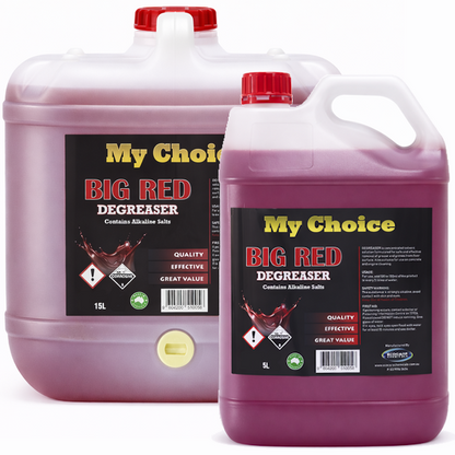 My Choice | Big Red Degreaser | Crystalwhite Cleaning Supplies Melbourne
