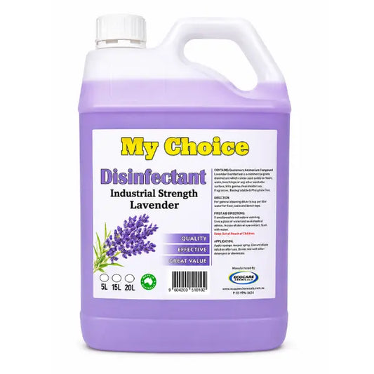 My Choice | Industrial Grade Lavender Disinfectant | Crsytalwhite Cleaning Supplies Melbourne