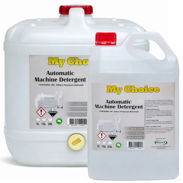 My Choice | Commercial Auto Dishwashing Detergent | Crystalwhite Cleaning Supplies Melbourne