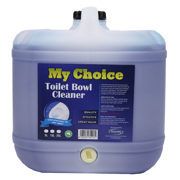 My Choice | My Choice Toilet Bowl Cleaner 15Lt | Crystalwhite Cleaning Supplies Melbourne