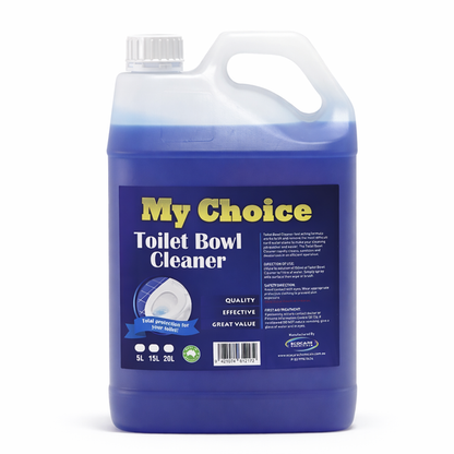 My Choice | Toilet Bowl Cleaner 5Lt | Crystalwhite Cleaning Supplies Melbourne