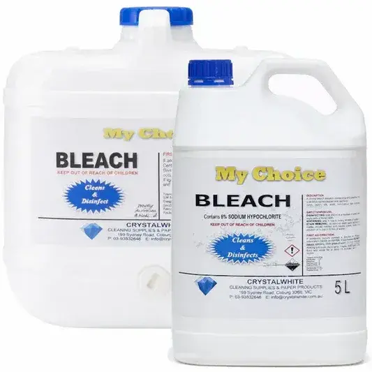 My Choice Bleach 8% Chlorine Powerful Whitener and Stain Remover