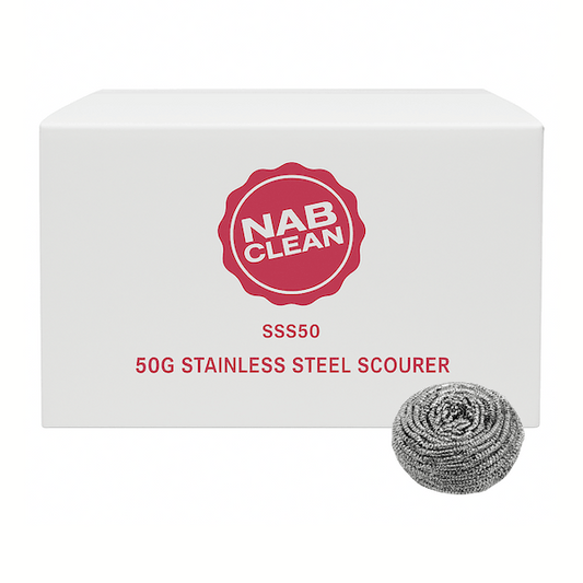 NAB | NAB Stainless Steel Scourer 50g | Crystalwhite Cleaning Supplies Melbourne