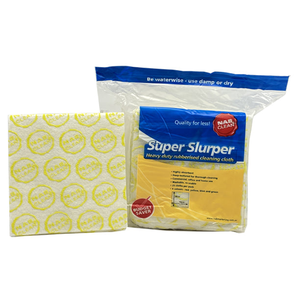 NAB | Super Slurper Heavy Duty Rubberised Cleaning Cloth | Crystalwhite Cleaning Supplies Melbourne