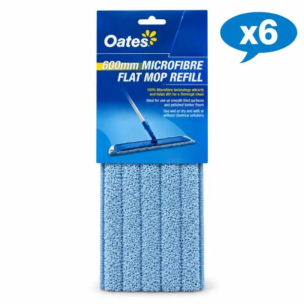 Oates | Mega Flat Mop Red 600mm Carton Quantity | Crystalwhite Cleaning Supplies Melbourne
