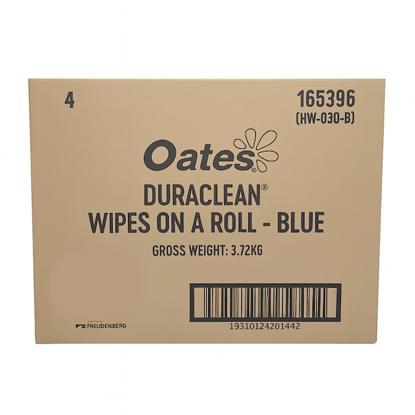 Oates | Duraclean Chux Wipes Roll Box 90Pcs 30 X 50cm | Crystalwhite Cleaning Supplies Melbourne